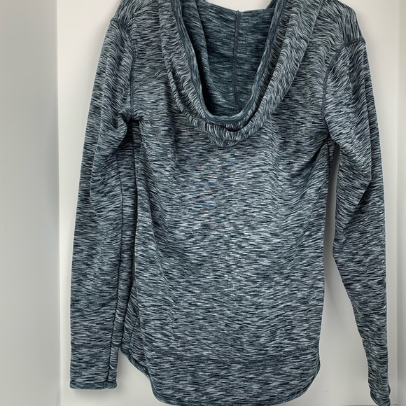 Tangerine Long Sleeve Hoodie Black And White - Picture 2 of 5